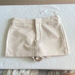 Zara Beige Corporate Miniskort 🌟